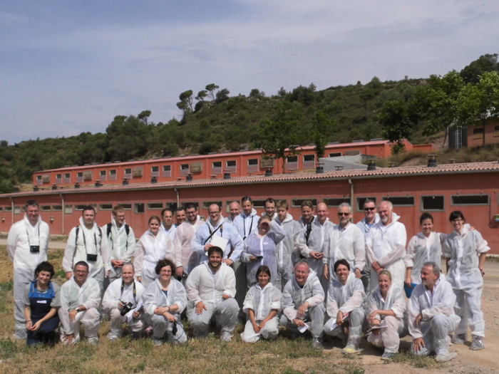 The InterPIG community on the Mujal Farm in Catalonia, Spain.