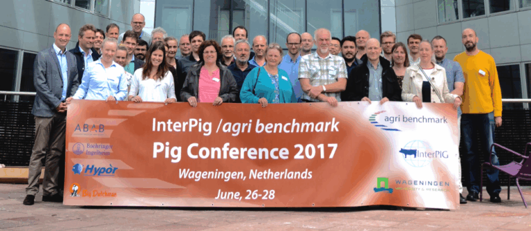 Group picture of InterPig in Wageningen, Netherlands 2017