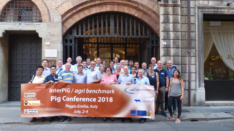 Group picture of InterPig in Reggio Emilia, Italy 2018